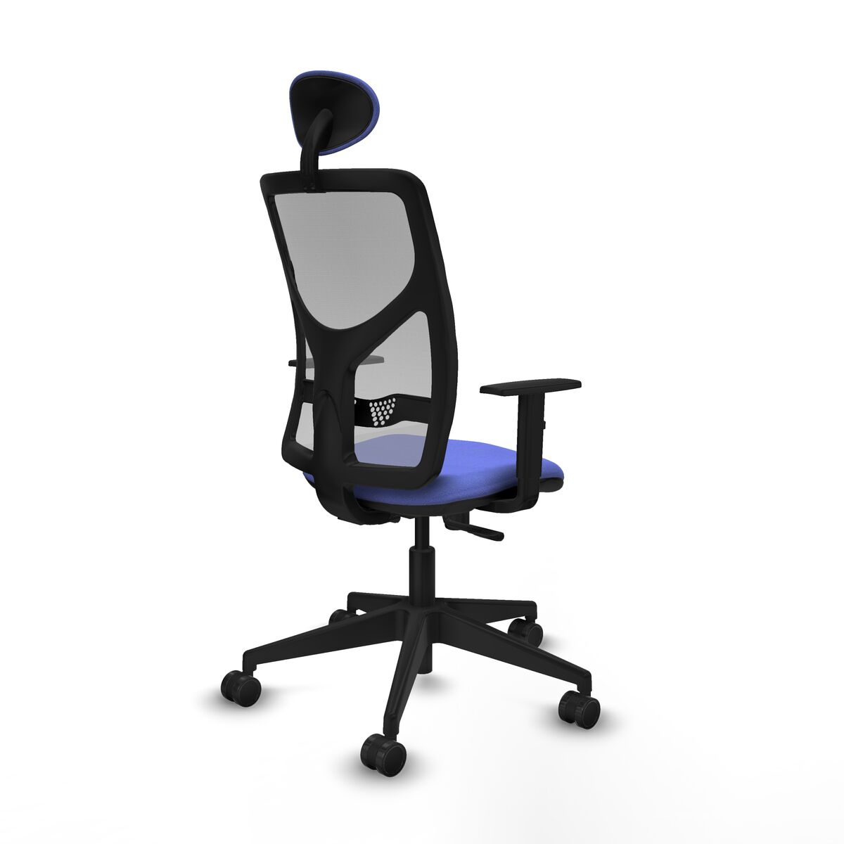 Silla de Oficina con Cabecero Motilla Piqueras y Crespo 1D066N1 Azul claro