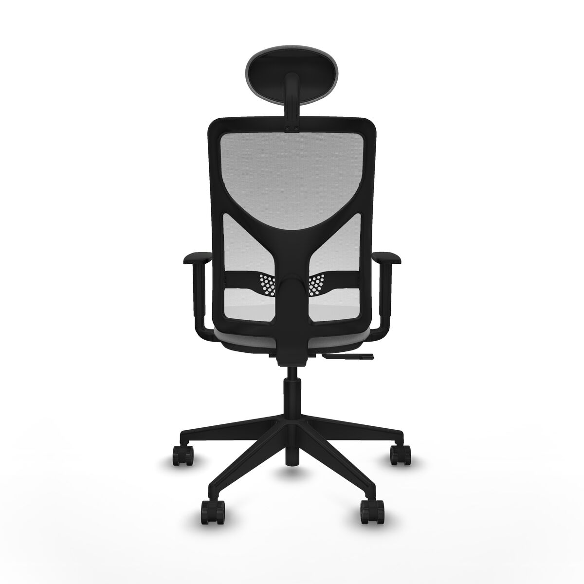 Silla de Oficina con Cabecero Motilla Piqueras y Crespo 1D066N1 Gris claro