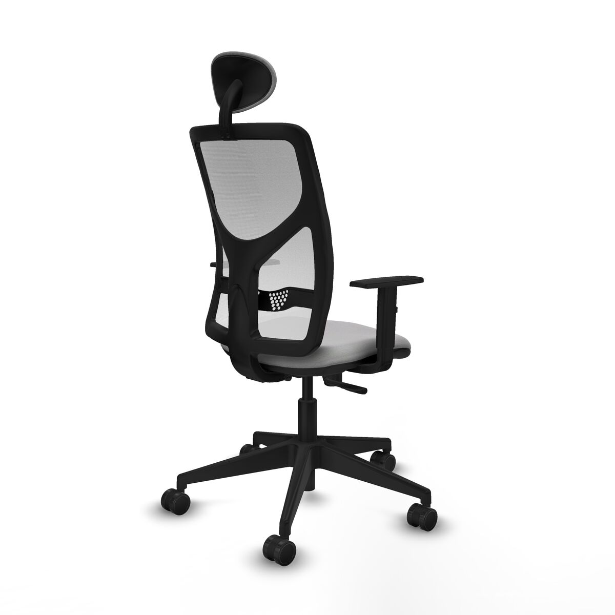 Silla de Oficina con Cabecero Motilla Piqueras y Crespo 1D066N1 Gris claro