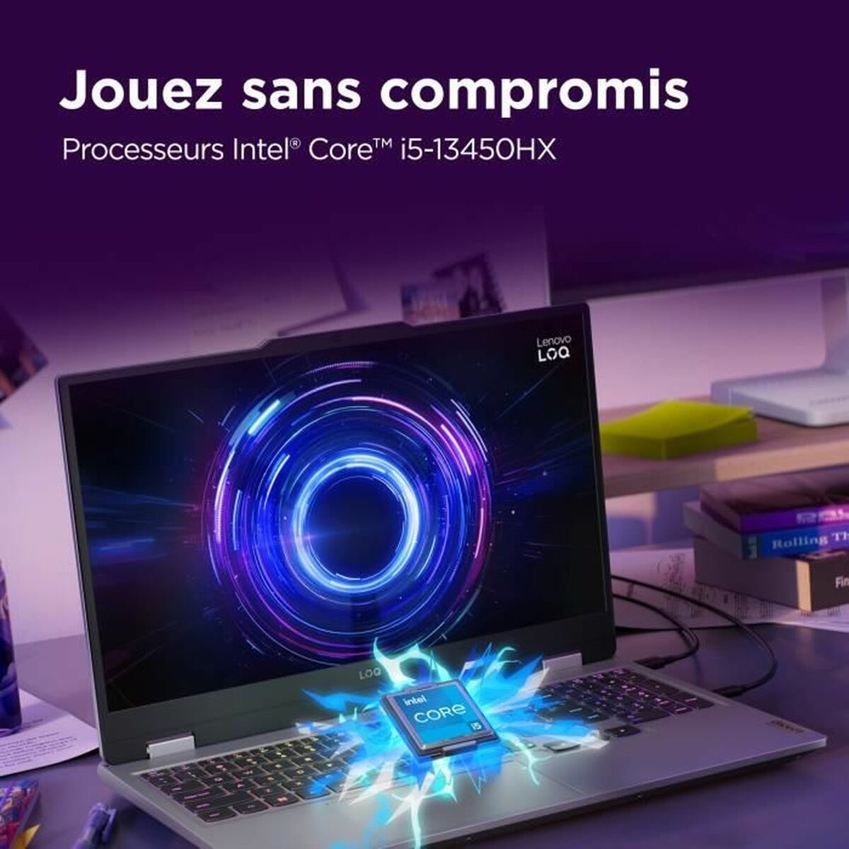 Laptop Lenovo Intel Core I5-13450HX SSD AZERTY