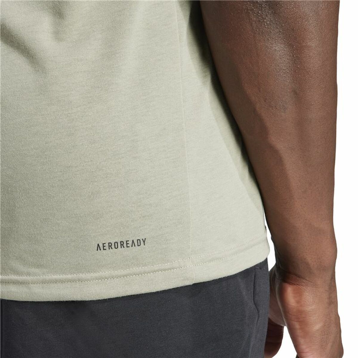 Camiseta de Manga Corta Hombre Adidas Essentials Training Azul claro (S)