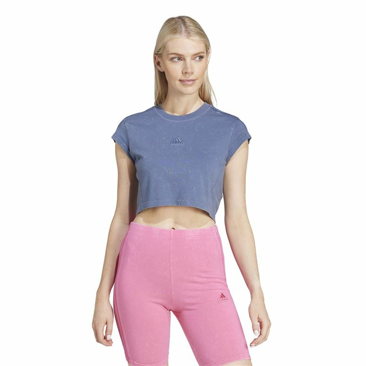 Camiseta de Manga Corta Mujer Adidas All Szn (XS)