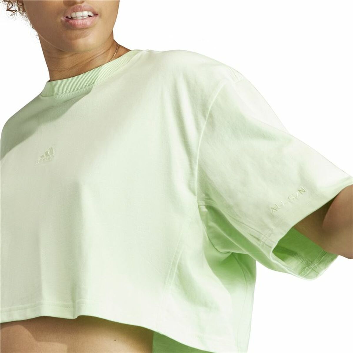 Camiseta de Manga Corta Mujer Adidas All Szn (XS)