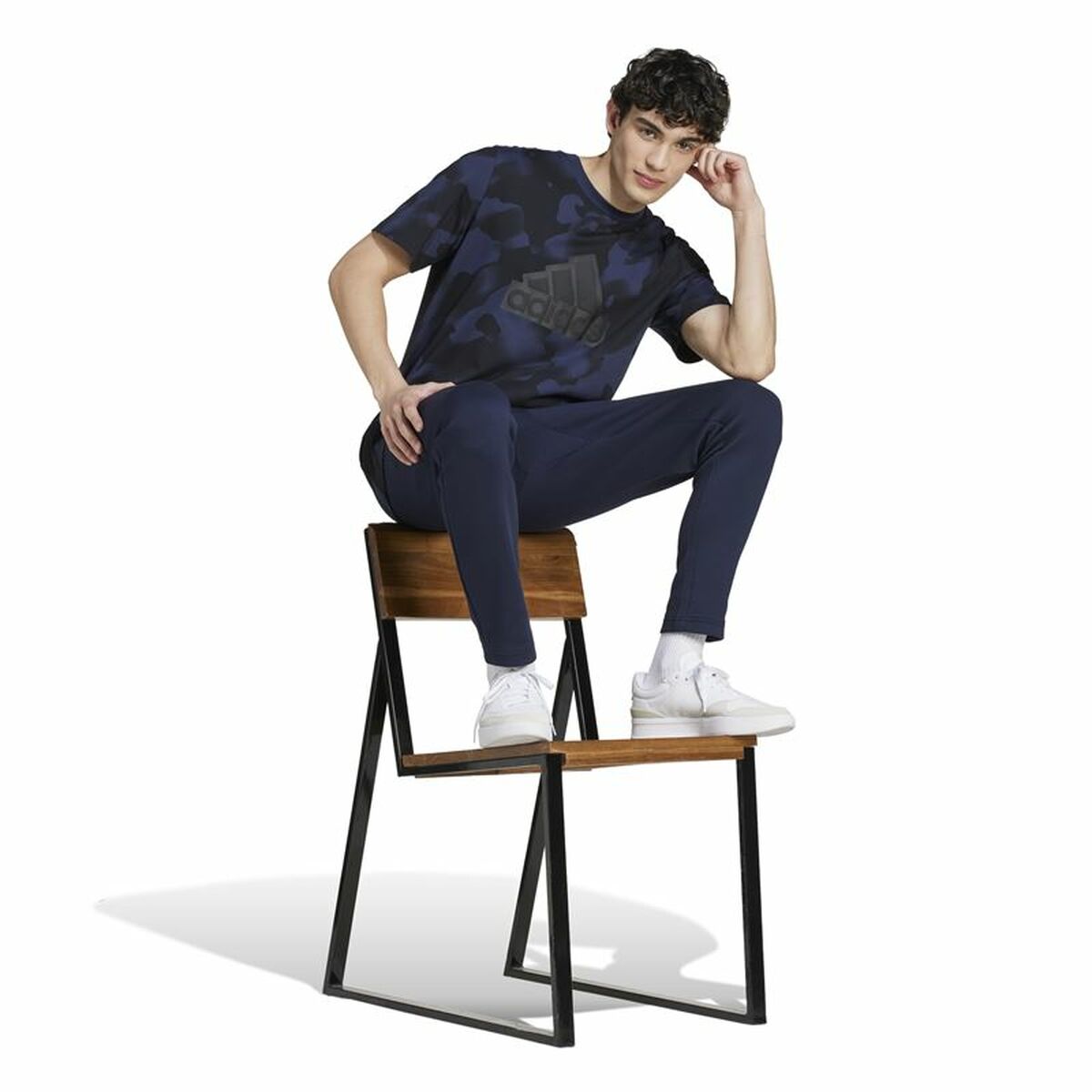 Camiseta de Manga Corta Hombre Adidas Future Icons Bos Aop 2XL