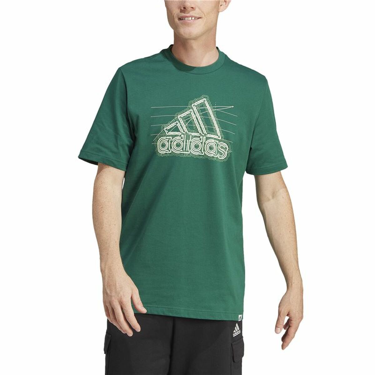 Camiseta de Manga Corta Hombre Adidas Growth Bos XS