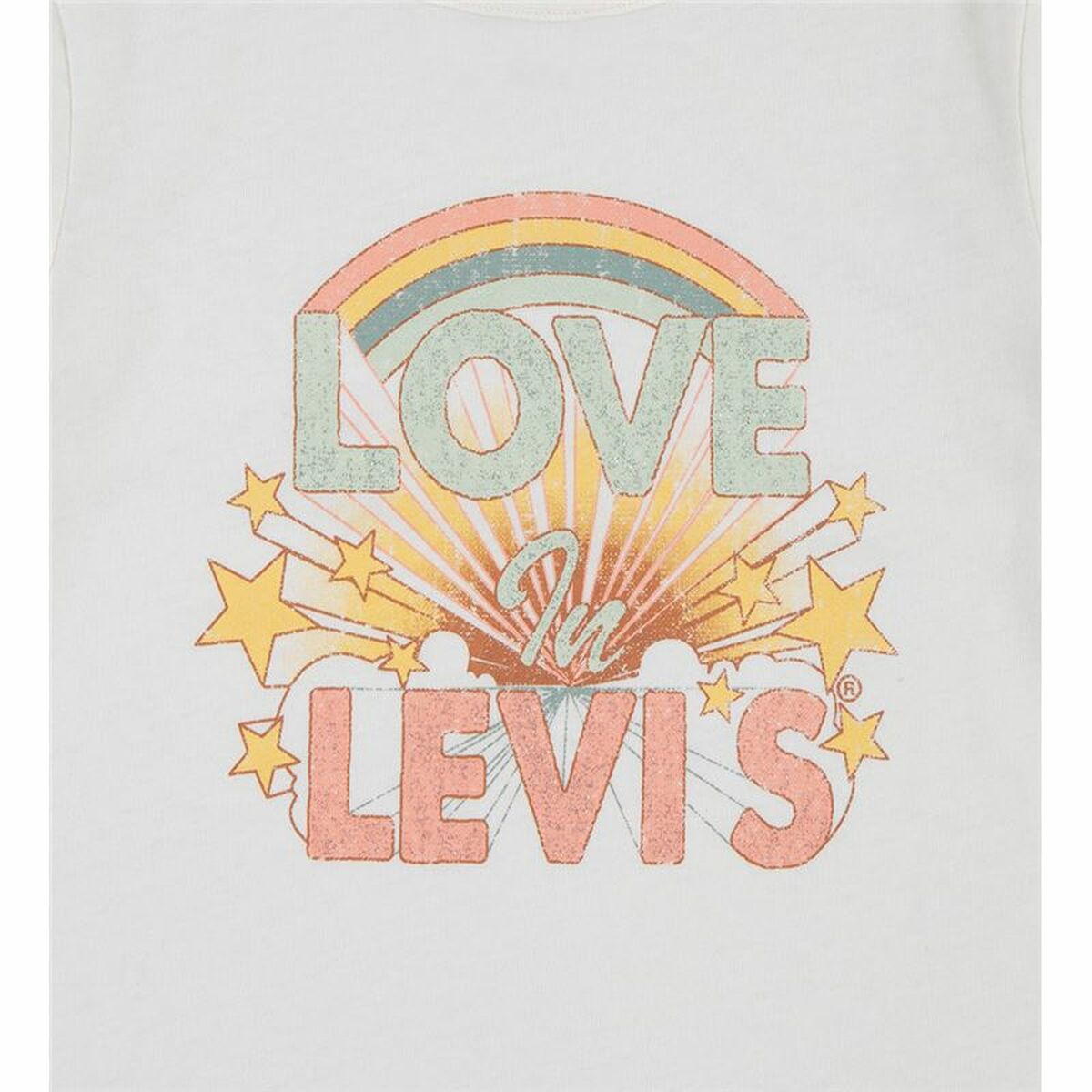 Camiseta de Manga Corta Infantil Levi's Double Cuff
