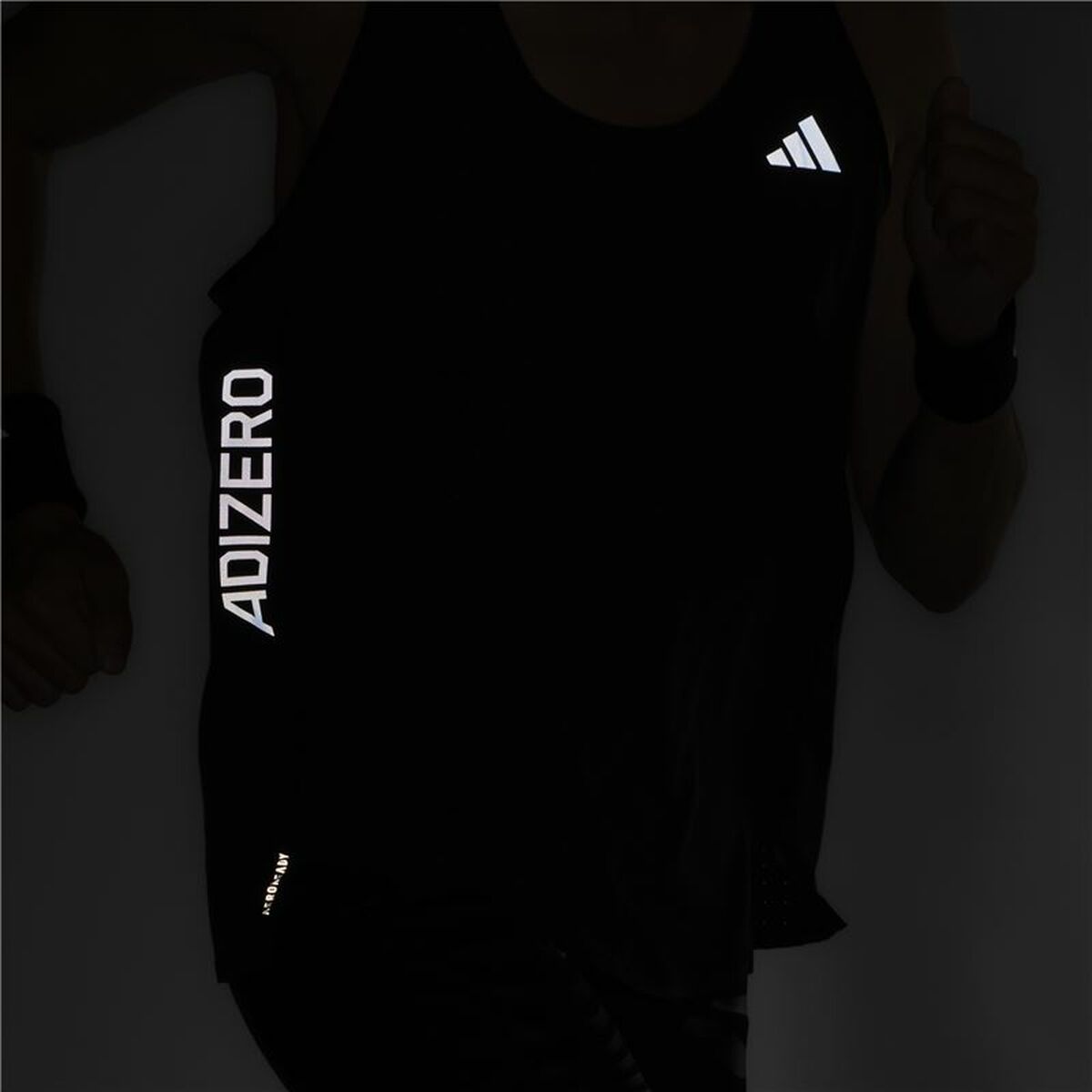 Camiseta para Hombre sin Mangas Adidas Adizero Snglt