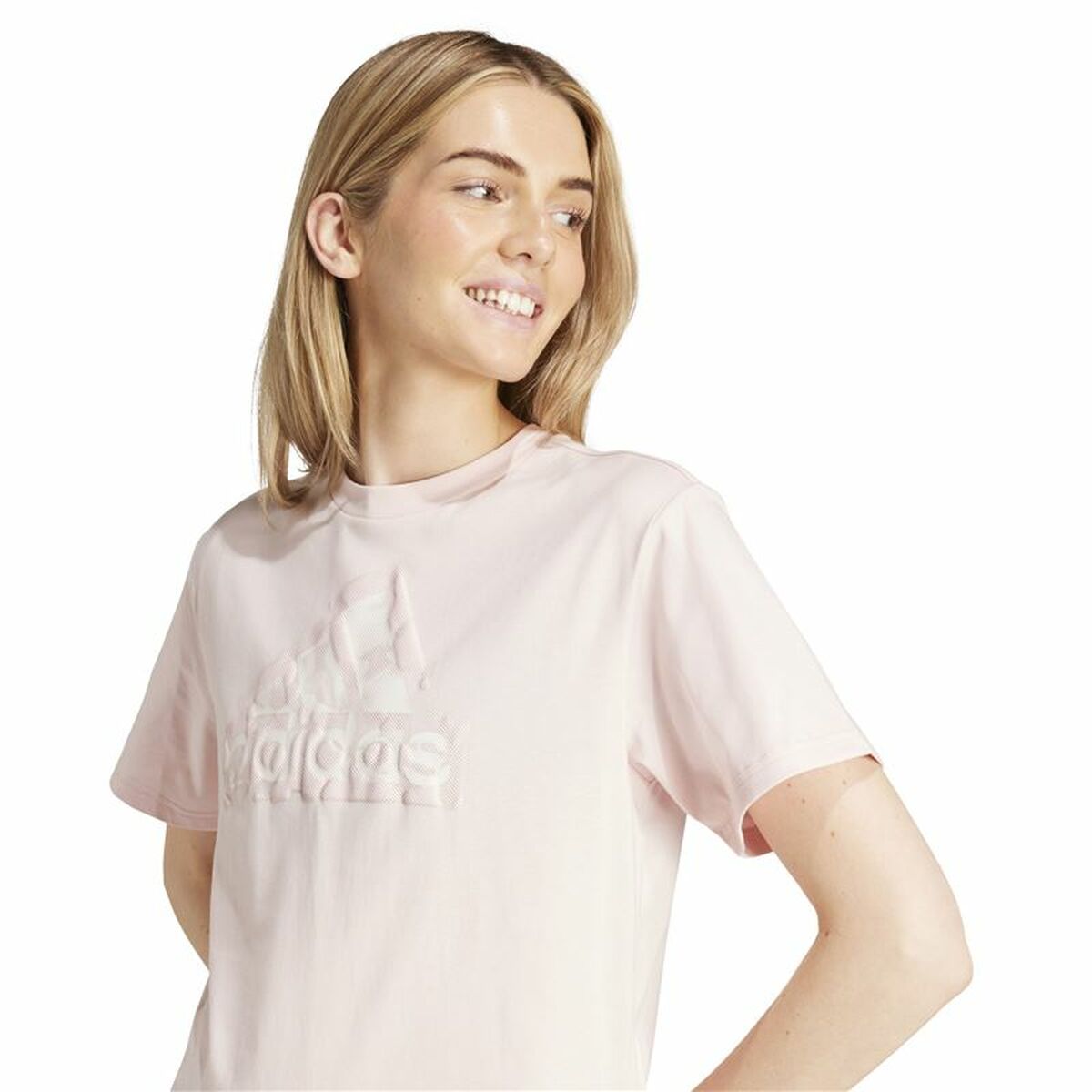 Camiseta de Manga Corta Mujer Adidas Future Icons Graphic (XL)