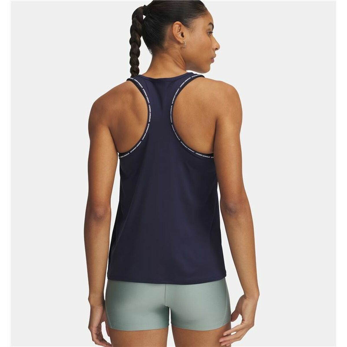 Camiseta para Mujer sin Mangas Under Armour Tech Azul marino (S)