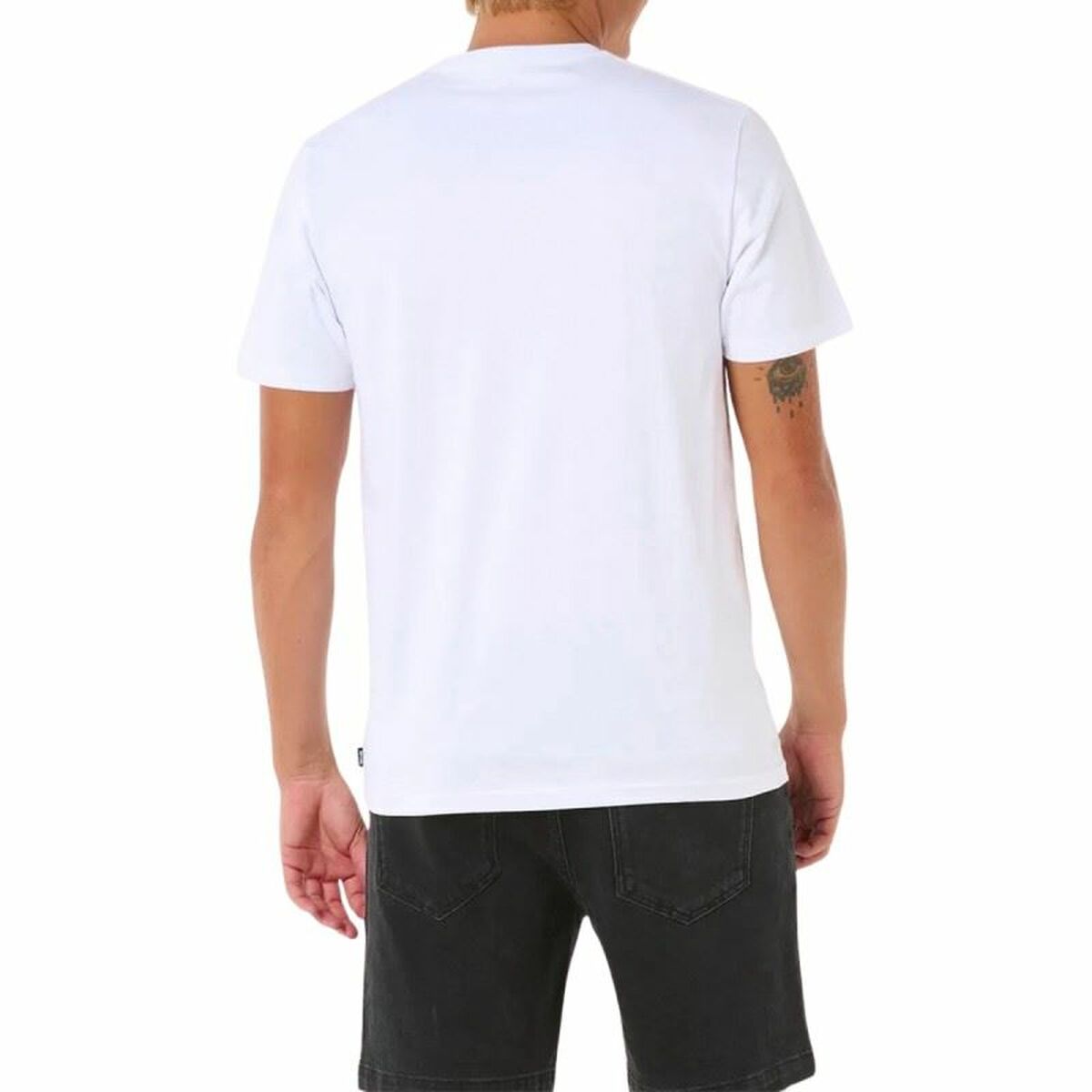 Camiseta de Manga Corta Hombre Rip Curl Refill Tee Blanco XL