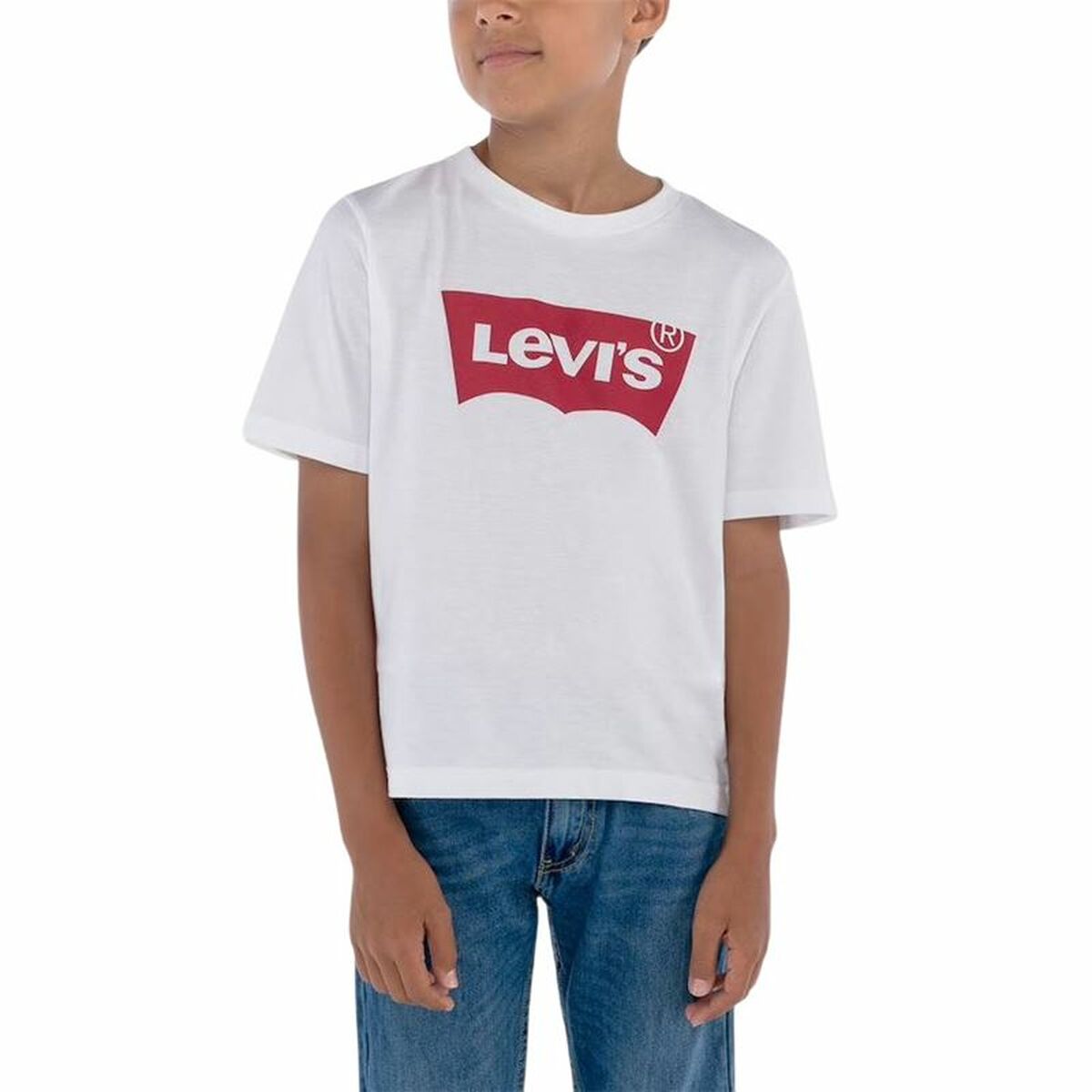 Camiseta de Manga Corta Infantil Levi's Lvb Golden Glow Batwing 16 Años
