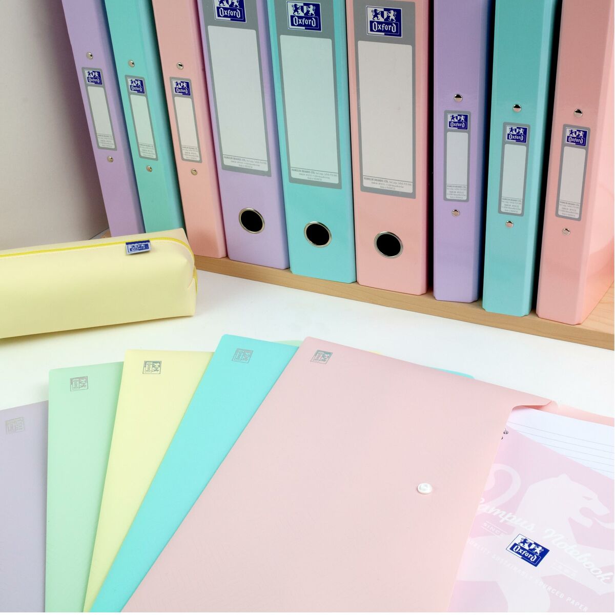 Carpeta Portafolios Oxford URBAN Multicolor A4 Polipropileno Broche (5 Unidades)