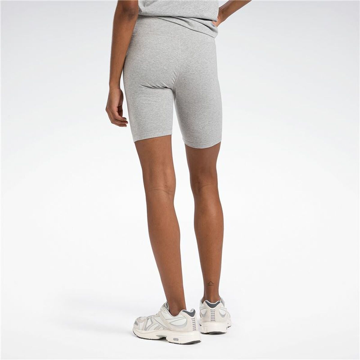 Mallas Cortas de Deporte Reebok Identity Sl Fitted Short Gris