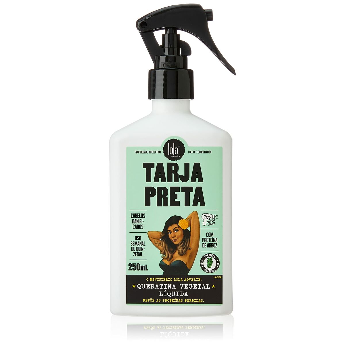 Spray de Keratina Lola Cosmetics Tarja Black 250 ml