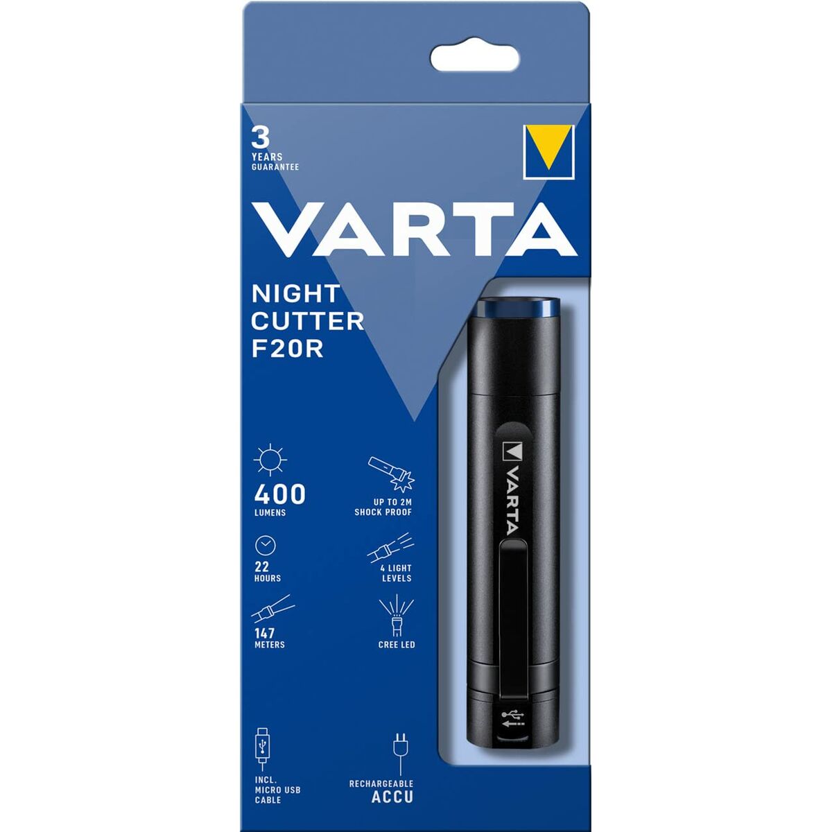Linterna Varta 18900 101 111