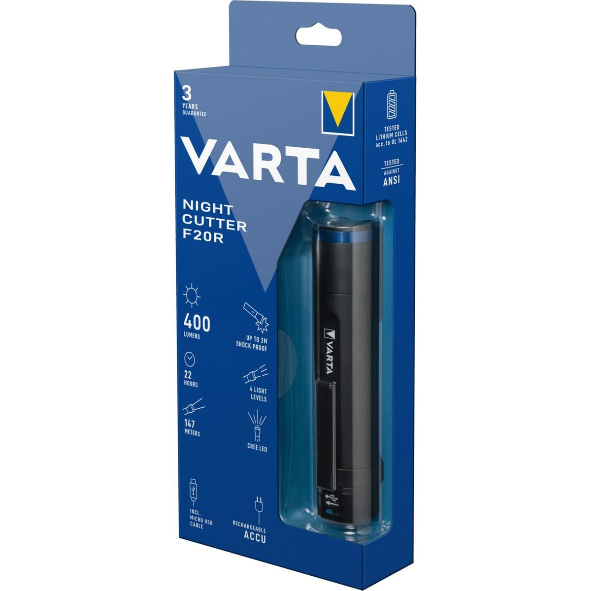 Linterna Varta 18900 101 111