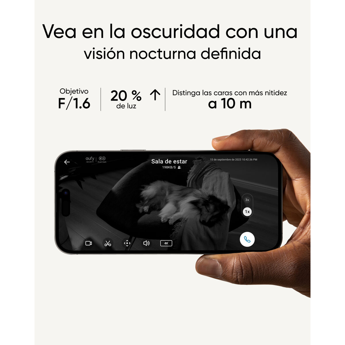 Videocámara de Vigilancia Eufy T8416321