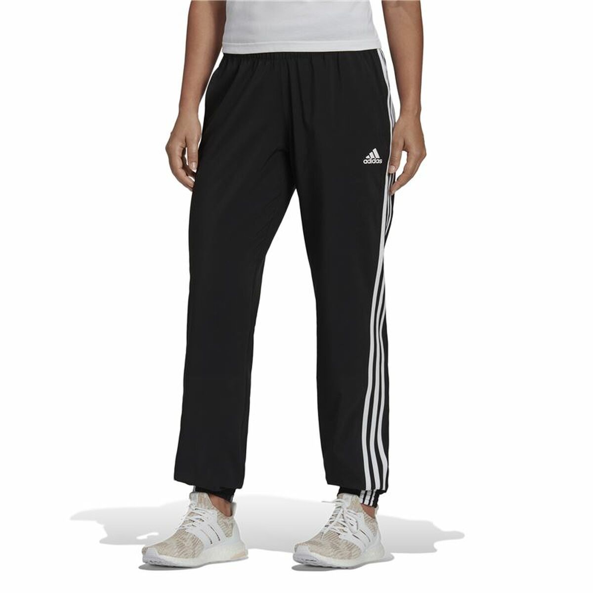 Pantalón Largo Deportivo Adidas Icnsvn Negro Mujer