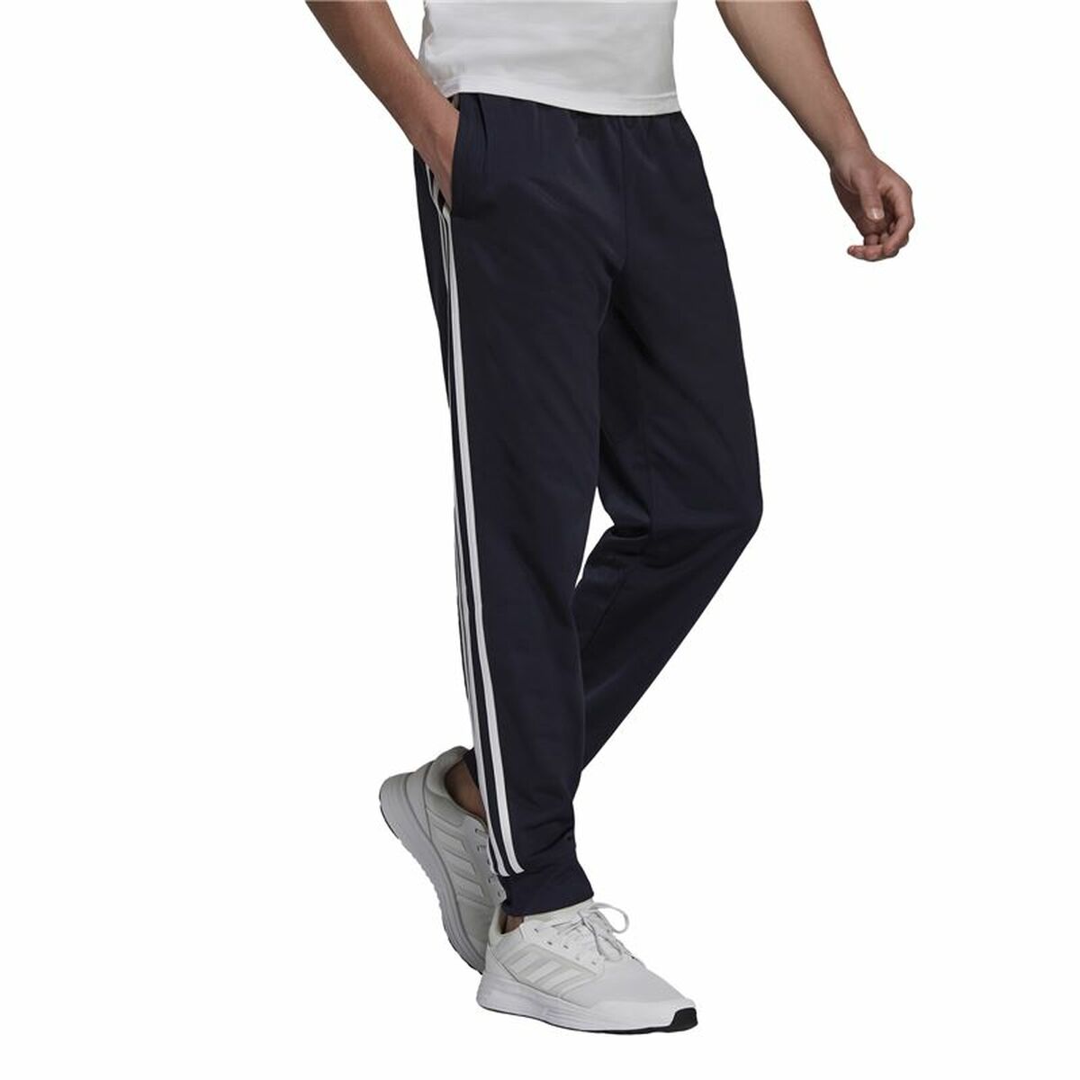 Pantalón de Chándal para Adultos Adidas 3S Jog Tp Tri Azul oscuro