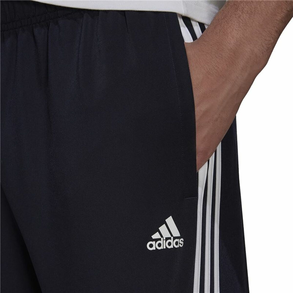 Pantalón de Chándal para Adultos Adidas 3S Jog Tp Tri Azul oscuro