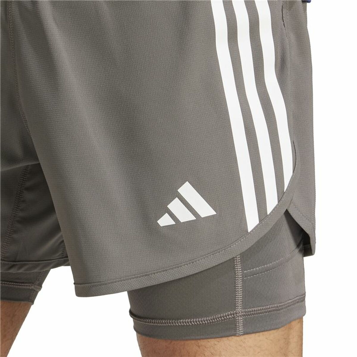 Pantalones Cortos Deportivos para Hombre Adidas Own The Run 3 Bandas 2In1