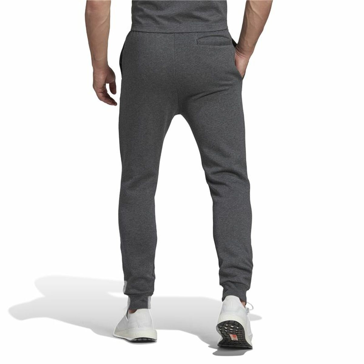 Pantalón Largo Deportivo Adidas Essentials Regular Tapered Gris oscuro