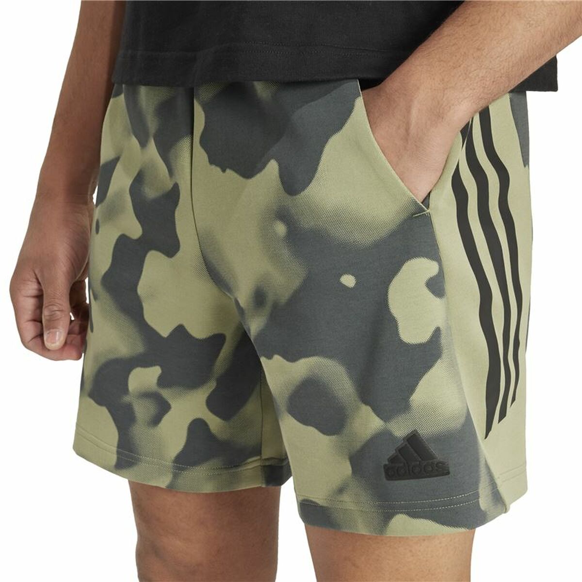 Pantalones Cortos Deportivos para Hombre Adidas Future Icons 3 Bandas Aop