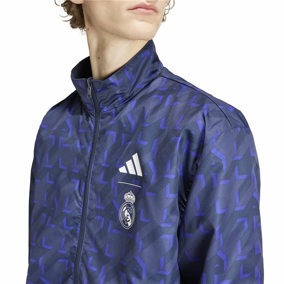 Chaqueta Deportiva para Hombre Adidas Real Madrid Azul