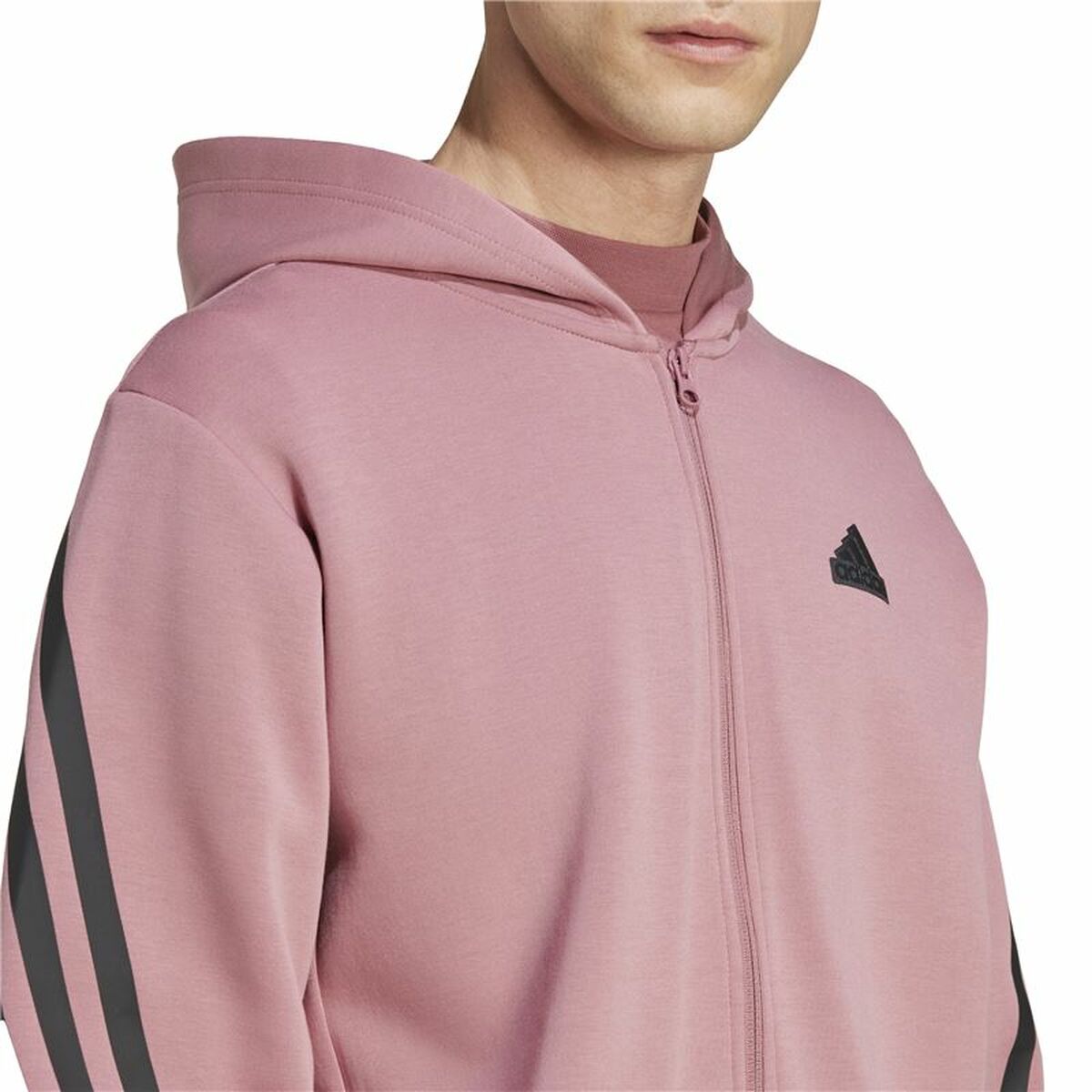 Sudadera con Capucha Hombre Adidas Future Icons 3 Bandas