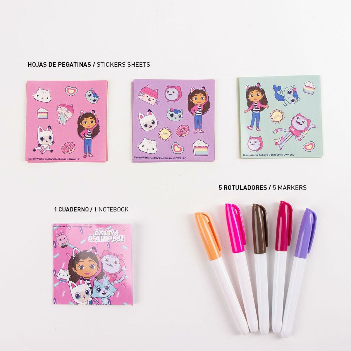 Mochila Infantil Gabby's Dollhouse Rosa