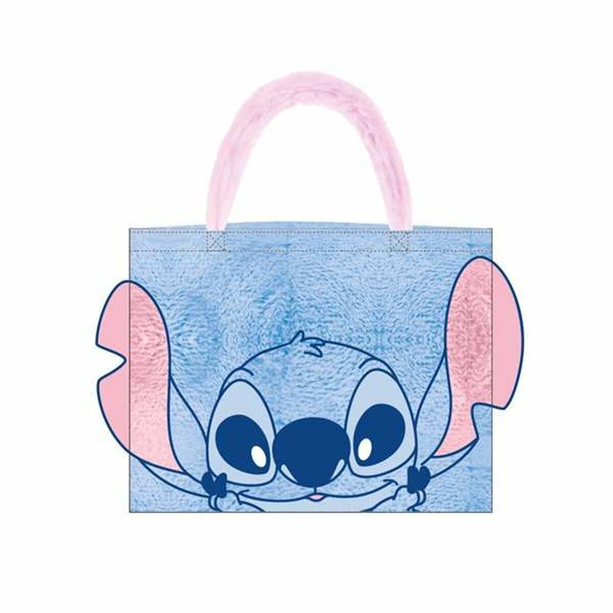 Bolso de Hombro Stitch Azul