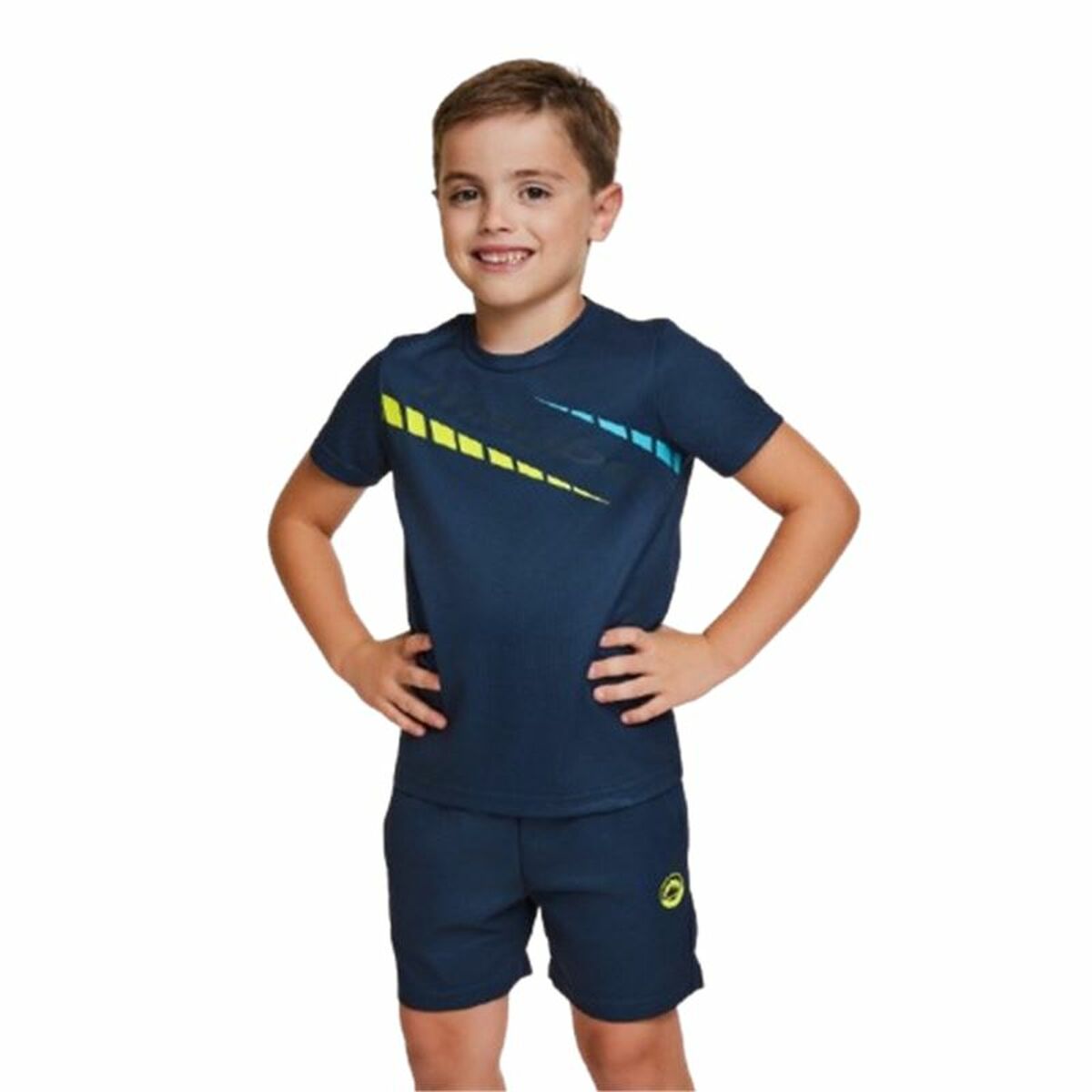 Conjunto Deportivo para Niños J-Hayber Diagonal Azul oscuro