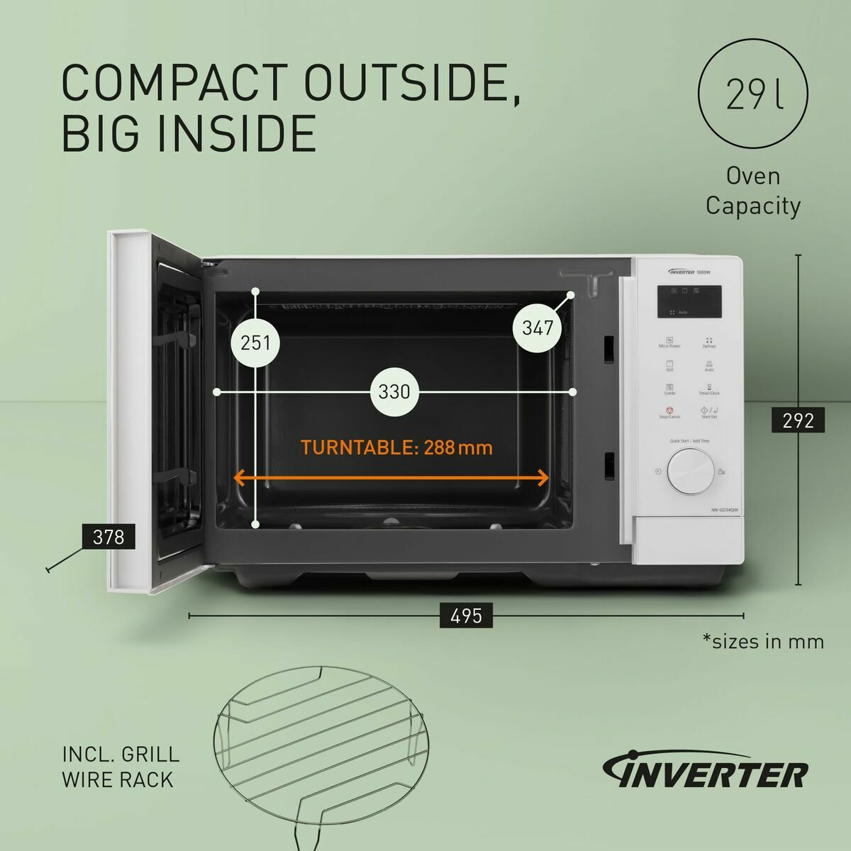 Microondas con Grill Panasonic