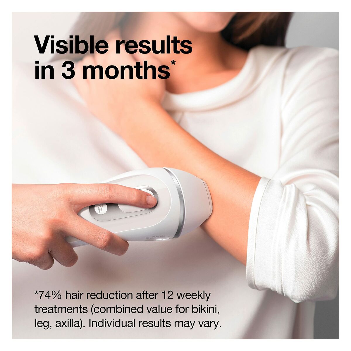 Depiladora Eléctrica de Luz Pulsada Braun Silk expert Pro 3 PL3133