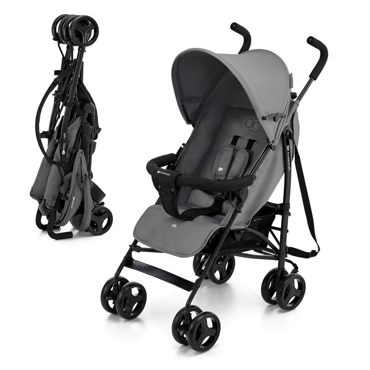 Carro de Paseo para Bebé Kinderkraft KSTIK000GRY0000 Gris 1 Pieza