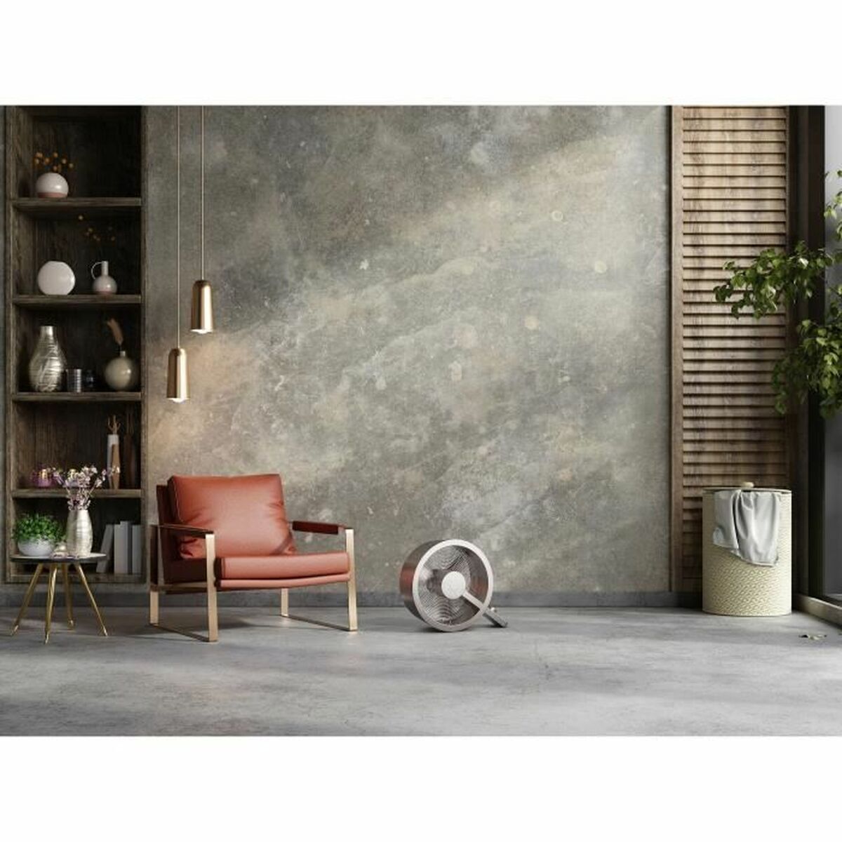 Ventilador de Sobremesa Stadler Form Plateado 35 W