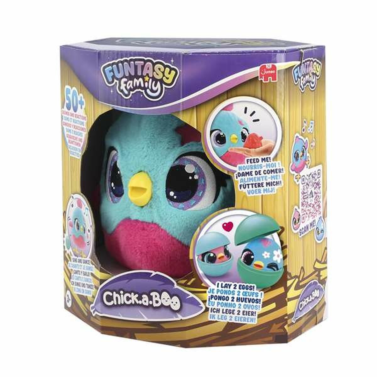 Mascota Interactiva Diset Funtasy Family  Multicolor Plástico