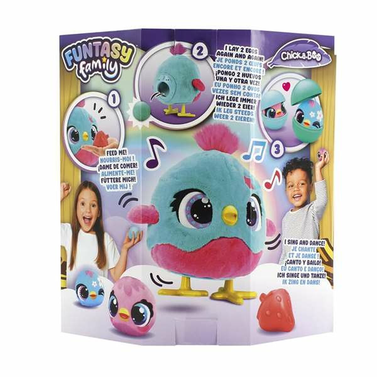Mascota Interactiva Diset Funtasy Family  Multicolor Plástico