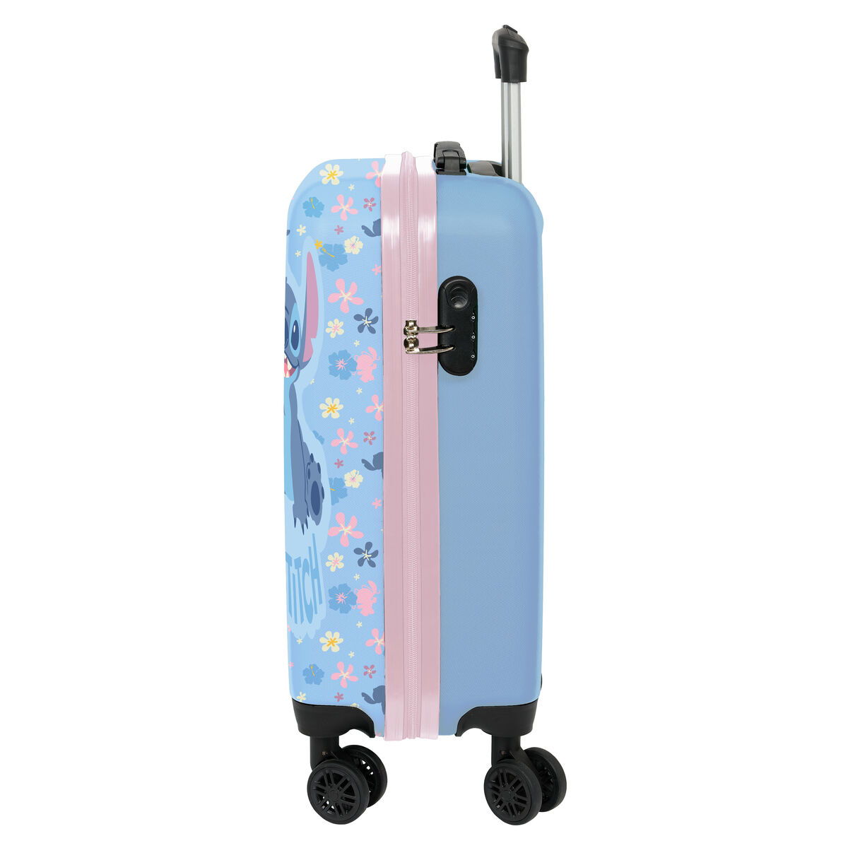 Trolley de Cabina Stitch HAPPY Celeste 20'' 20 L 34,5 x 55 x 20 cm