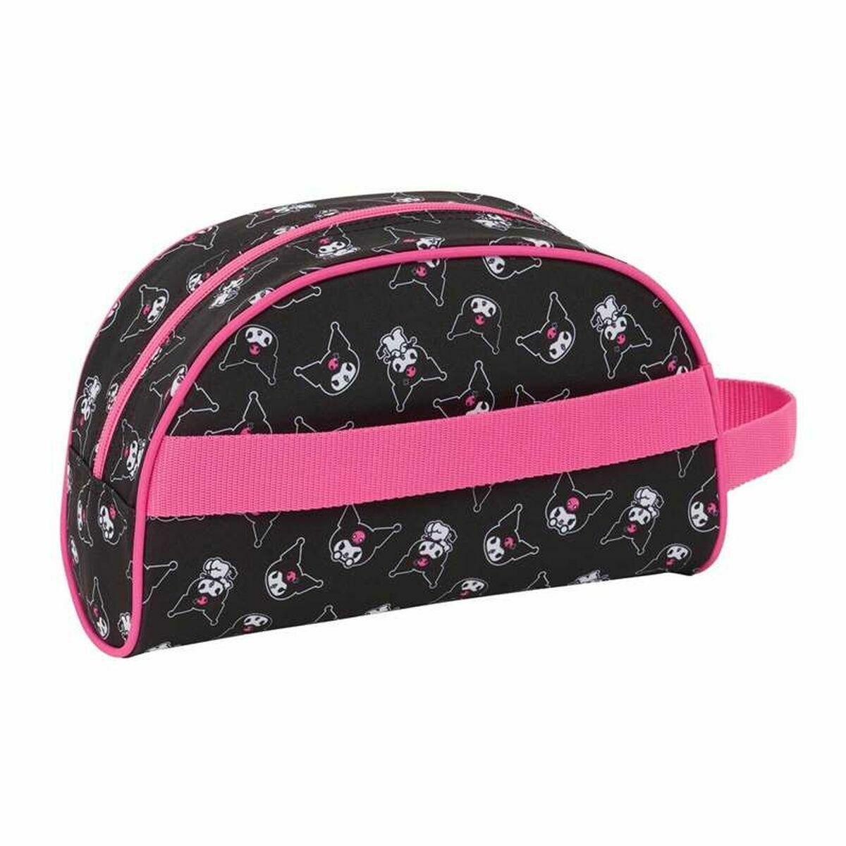 Neceser Escolar Kuromi Negro Fucsia 26 x 16 x 9 cm