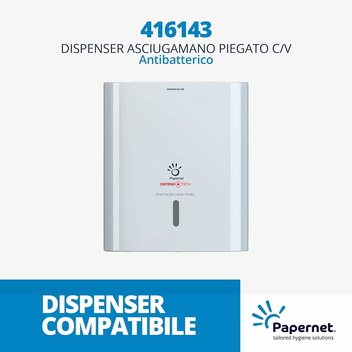 Servilleta de papel Papernet 409039 Blanco