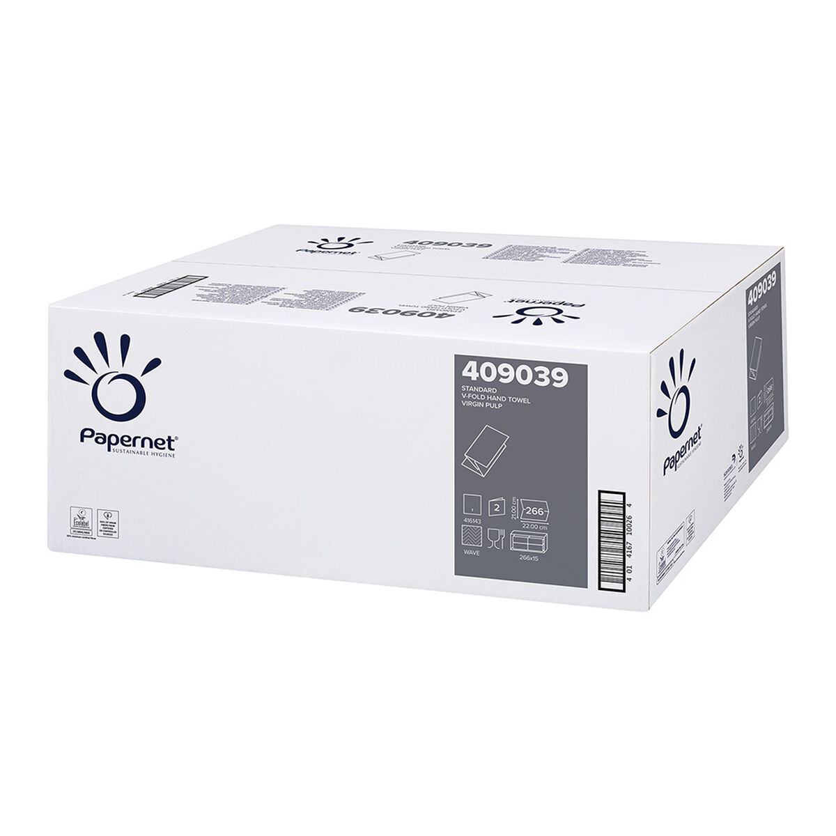 Servilleta de papel Papernet 409039 Blanco