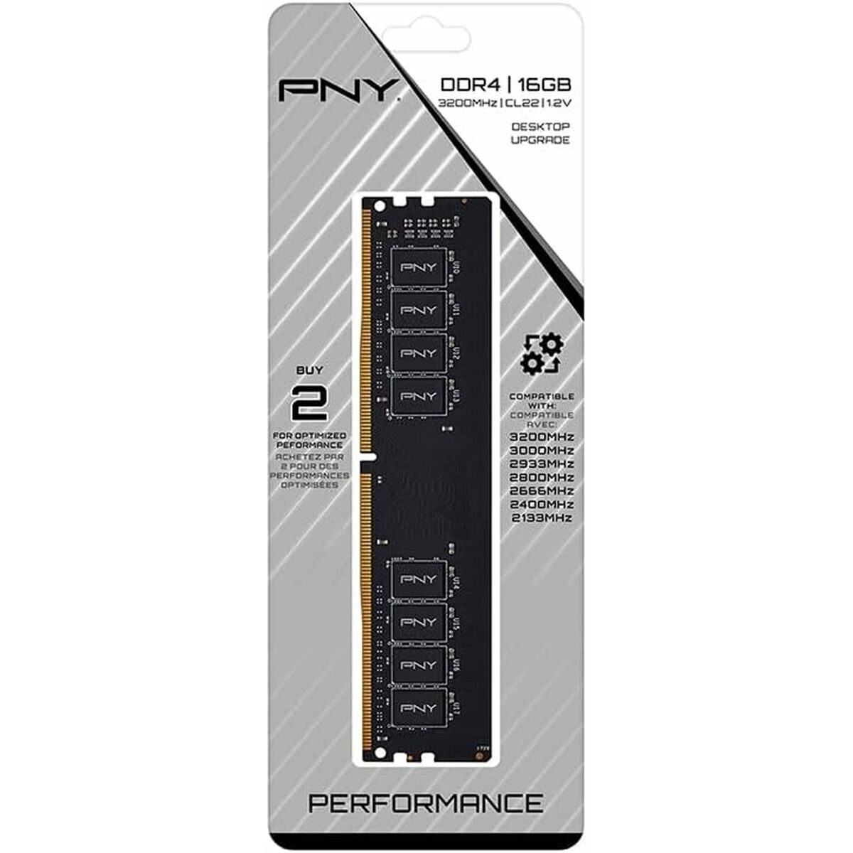 Memoria RAM PNY MD16GSD43200-TB 16 GB DDR4 3200 MHz CL22