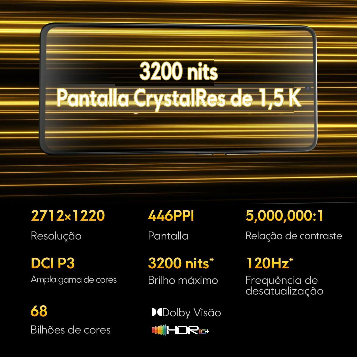 Smartphone Xiaomi MZB0J24EU 6,67" 12 GB RAM 256 GB Amarillo