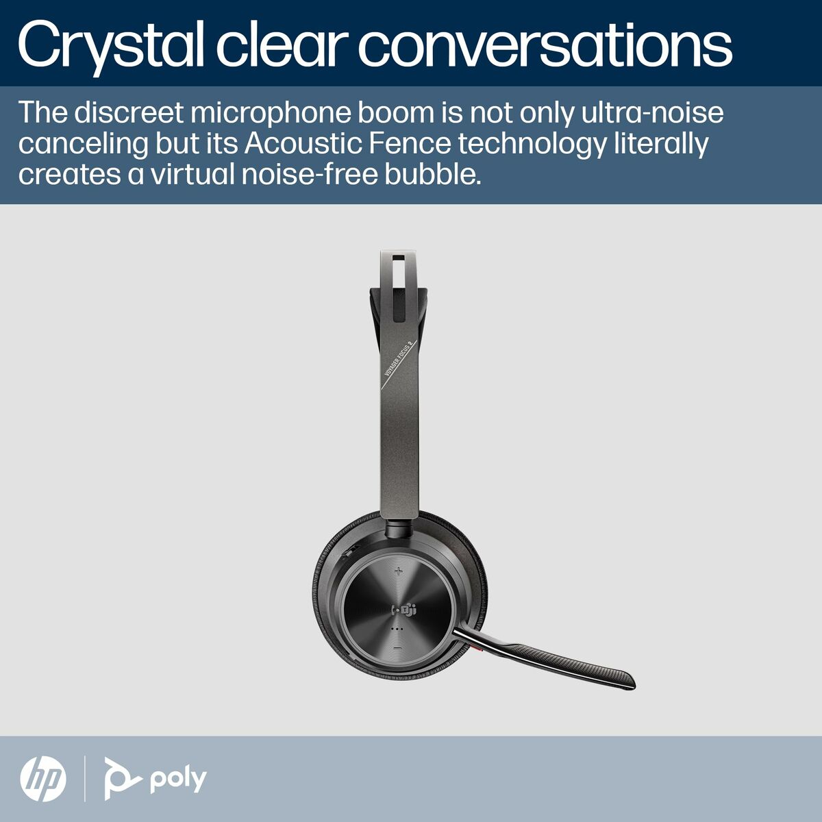 Auriculares Poly A4HT2AA#AC3 Negro