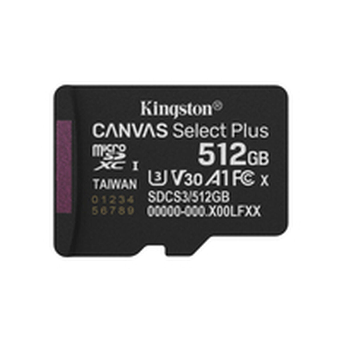 Tarjeta de Memoria Micro SD con Adaptador Kingston SDCS3/512GBSP 512 GB