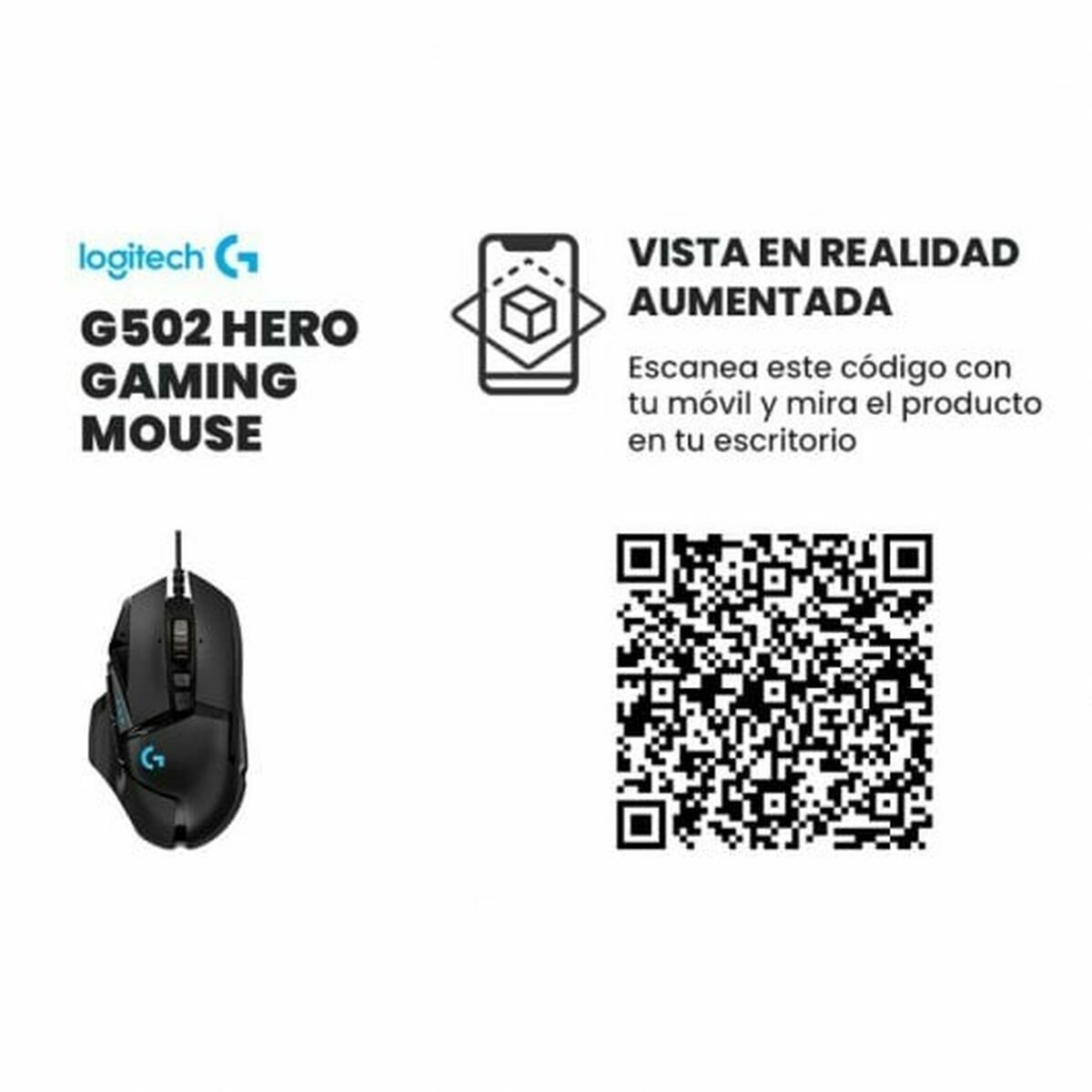 Ratón Logitech 910-005471 Negro 16000 dpi 25600 dpi