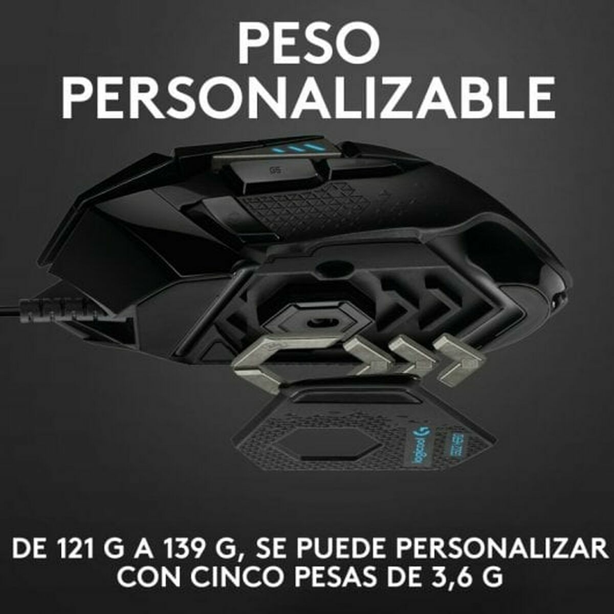 Ratón Logitech 910-005471 Negro 16000 dpi 25600 dpi