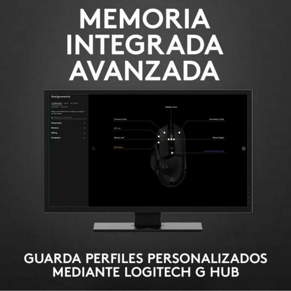 Ratón Logitech 910-005471 Negro 16000 dpi 25600 dpi