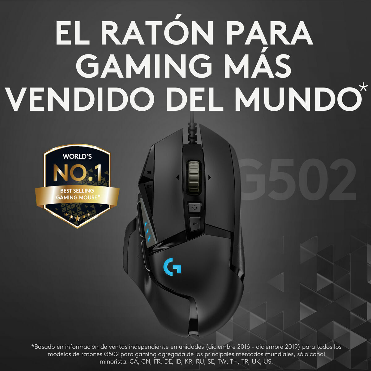 Ratón Logitech 910-005471 Negro 16000 dpi 25600 dpi
